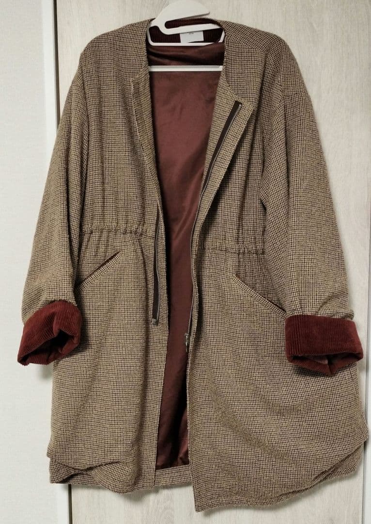 【期間限定価格】定価8万円 美品 ATHA ノーカラー M-65 モッズコート