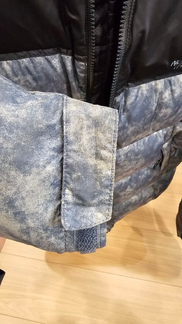 THE NORTH FACE ダウンジャケット ネイビー/グレー