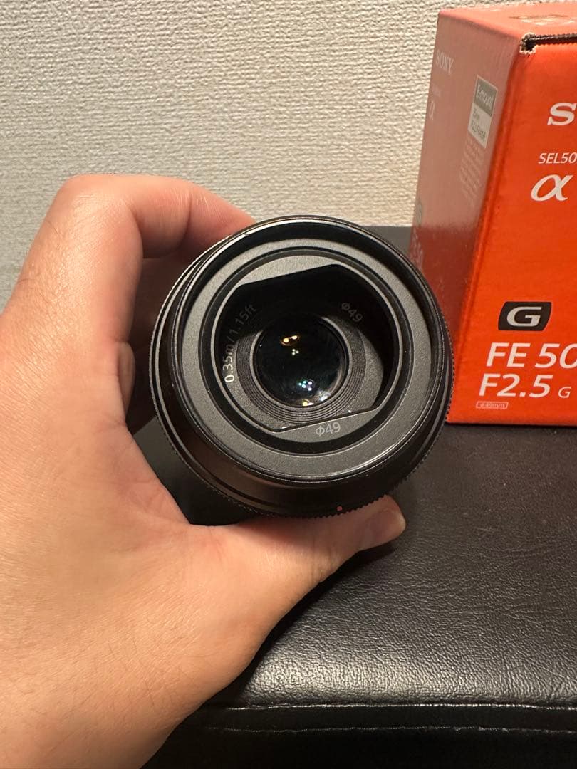 ほぼ未使用・箱あり SONY FE 50mm F2.5 G SEL50F25G