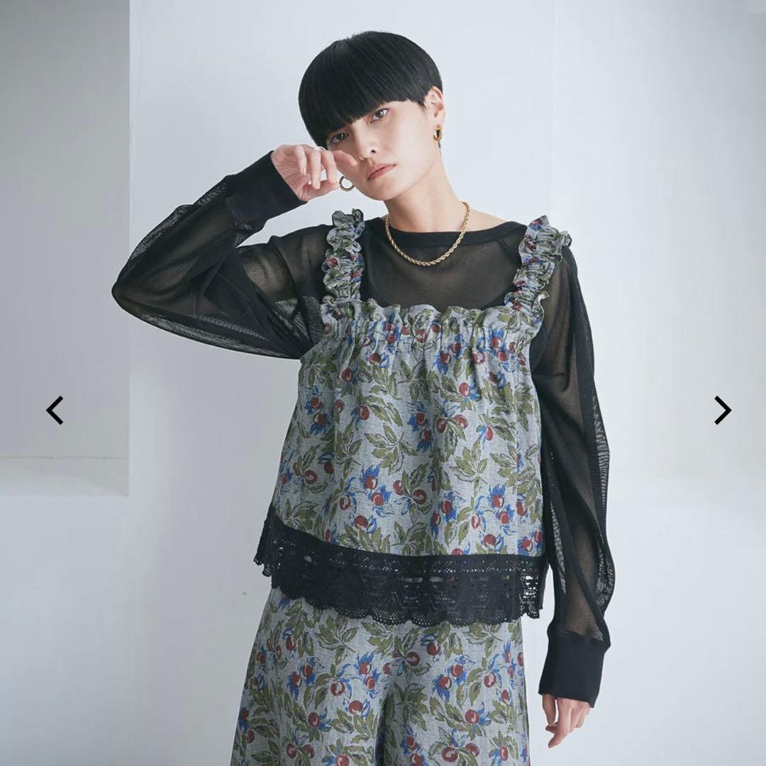 mici フルーツプリントパンツ