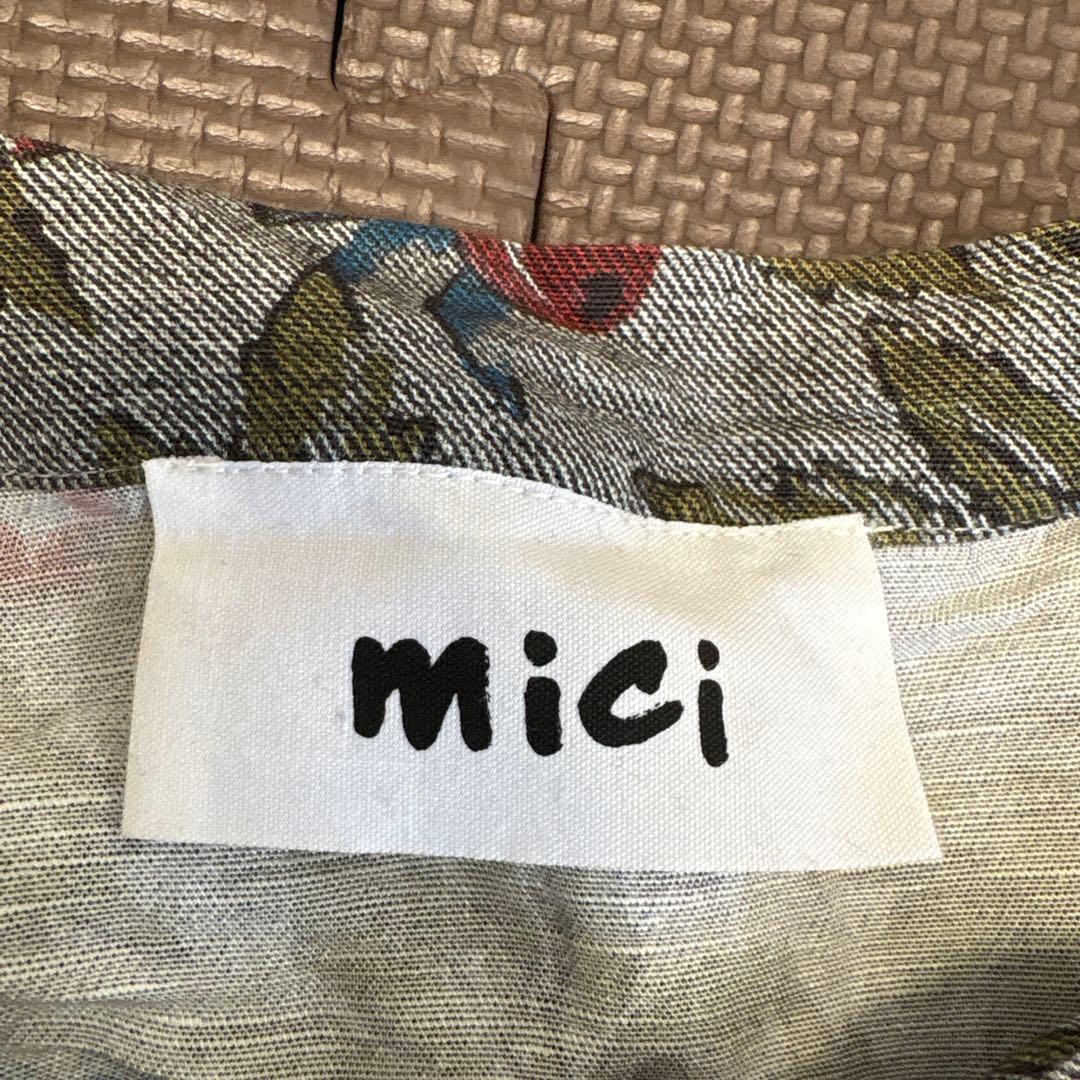 mici フルーツプリントパンツ