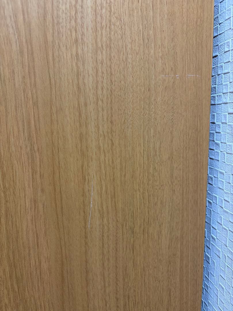 【掲載2/11迄】国産天然木ワードローブ 全身鏡付き 幅85cm 送料込