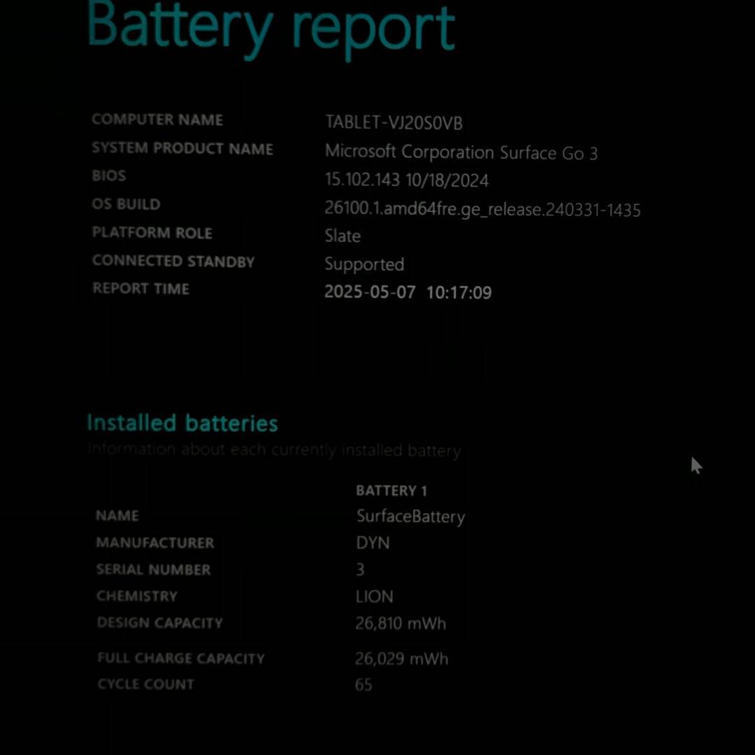 【準新品・最上位】 Surface Go3 i3 8G/128G Office