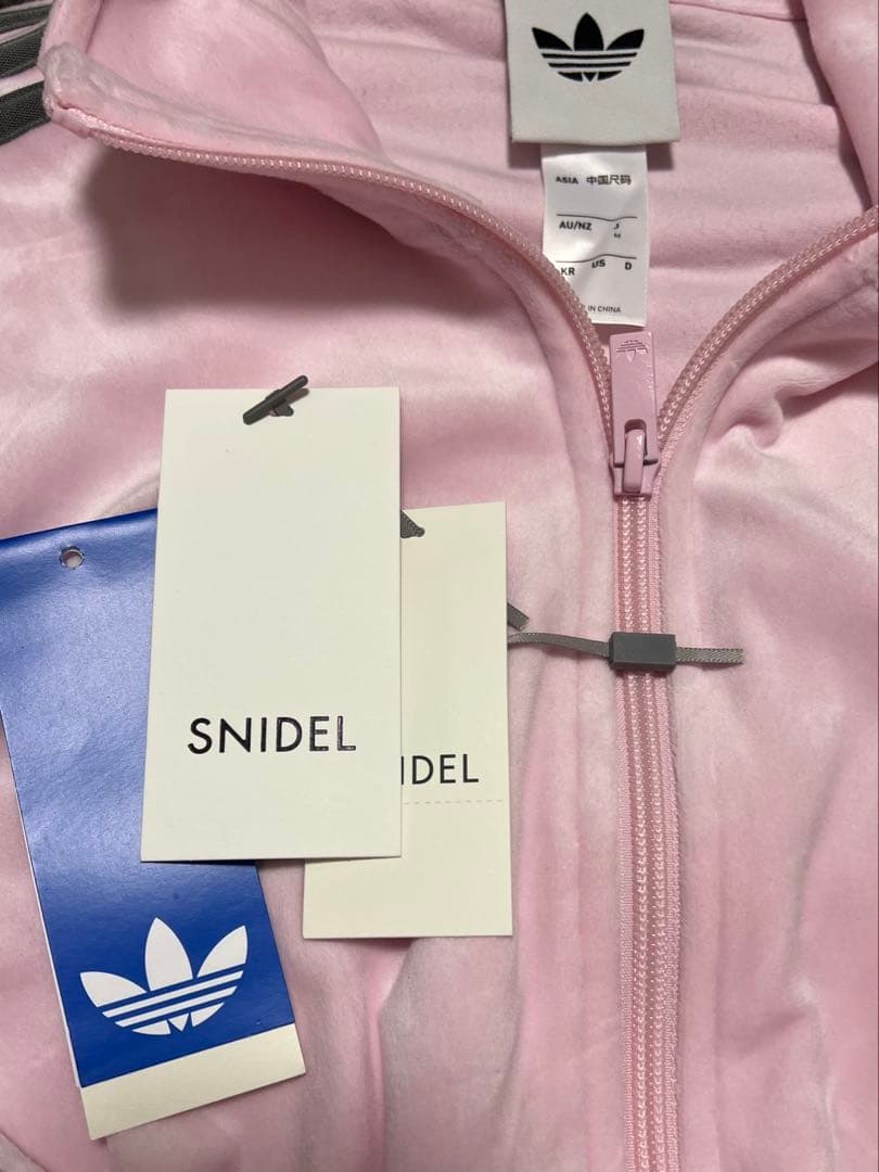 【超美品】snidel adidas スナイデル トラックジャケットベロア M