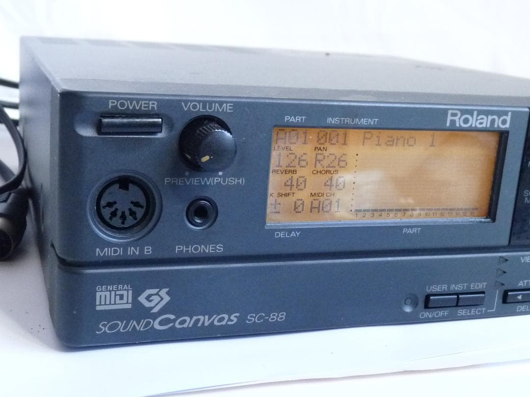 Roland SC-88 MIDI音源モジュール DTM-88NPR