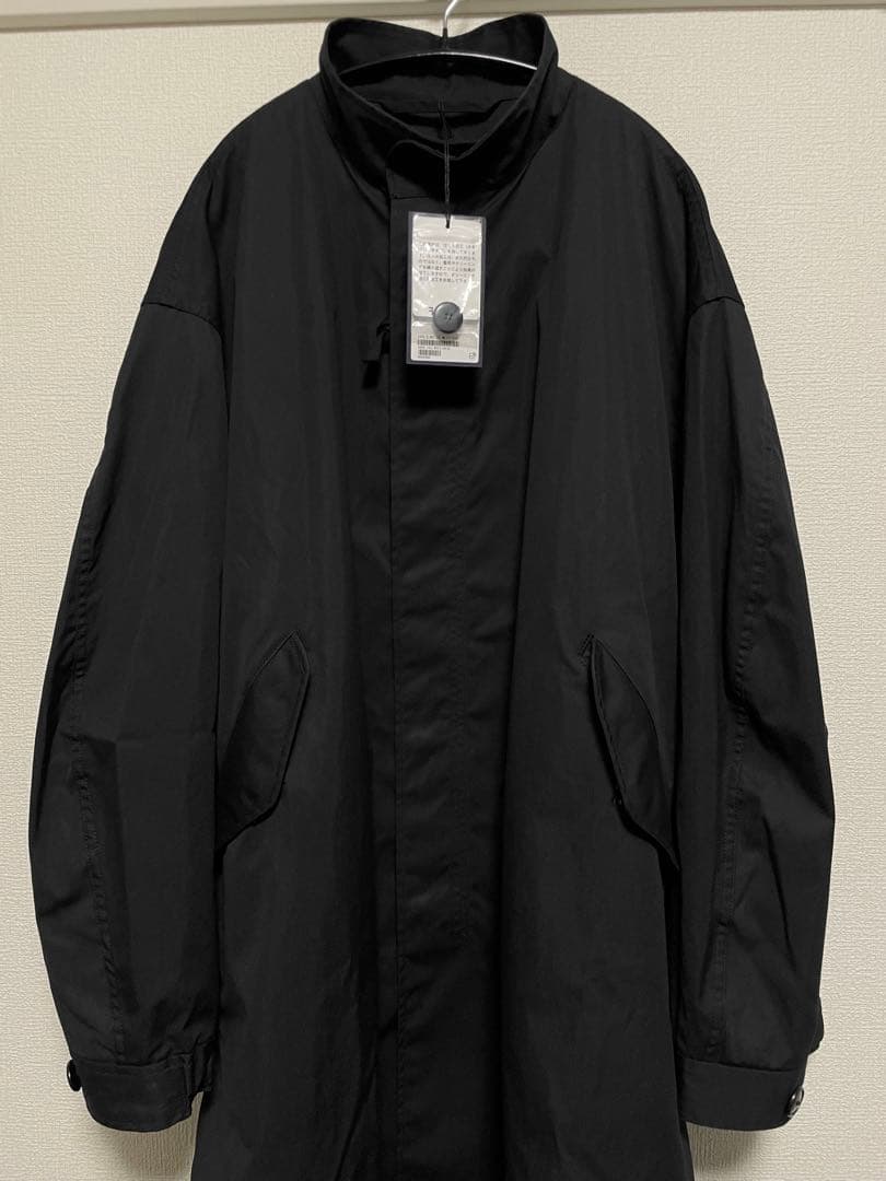 LOEFF ロエフ OX スタンドカラー ミリタリーコート BLACK