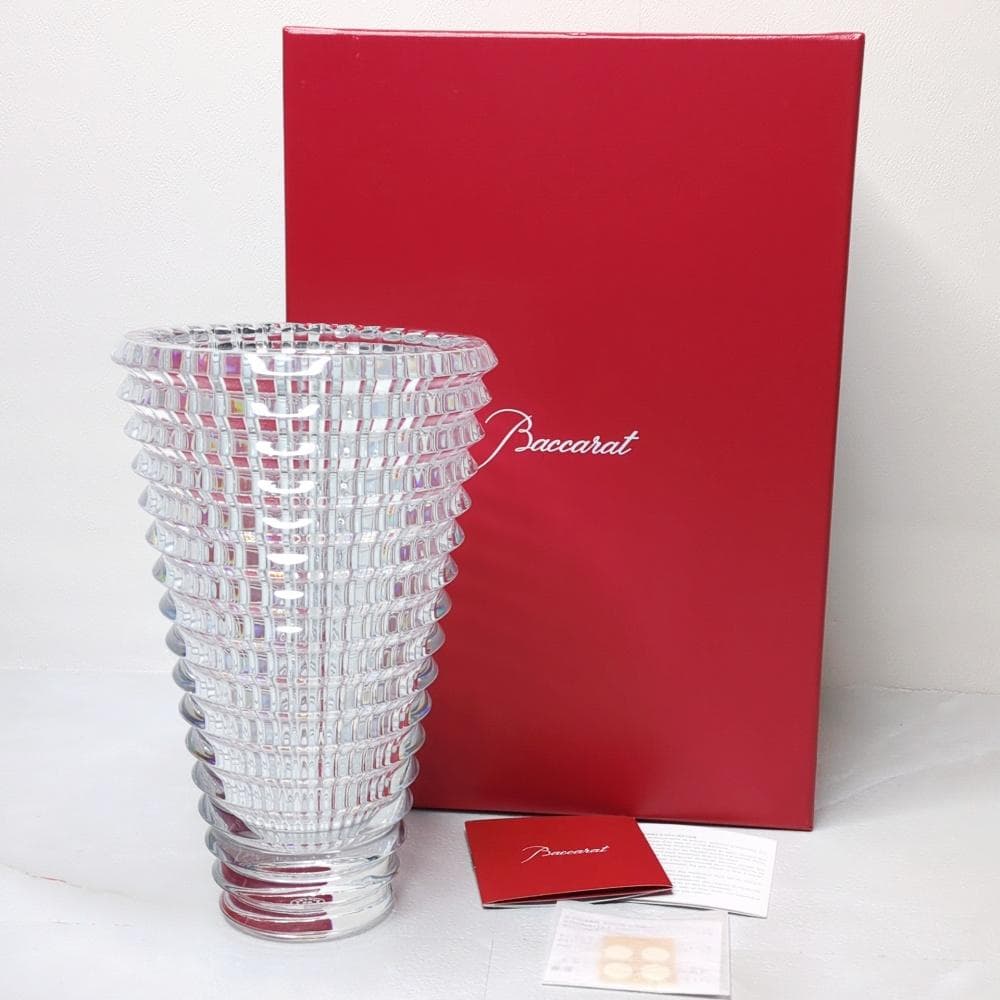 Baccarat EYE バカラ アイベース ラウンド トール 花瓶 円形