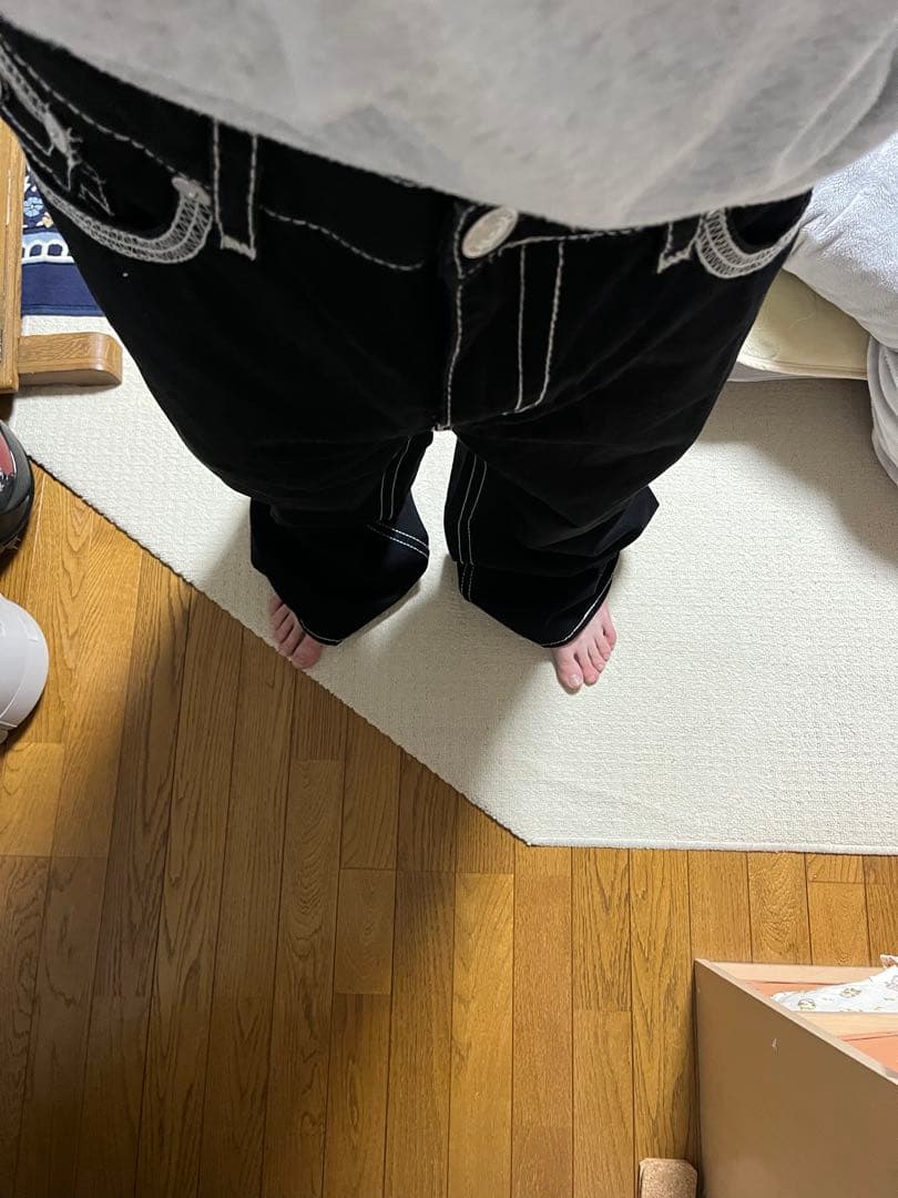 パンツ VINNY SUPER T FLATLOCK ULTRA BAGGY JEAN