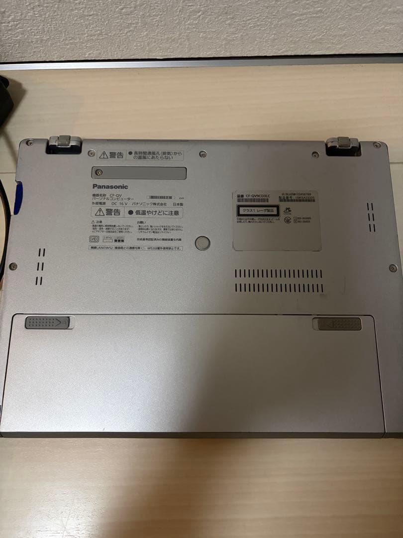 Windowsノート本体 Panasonic CF-QV9CD3LC
