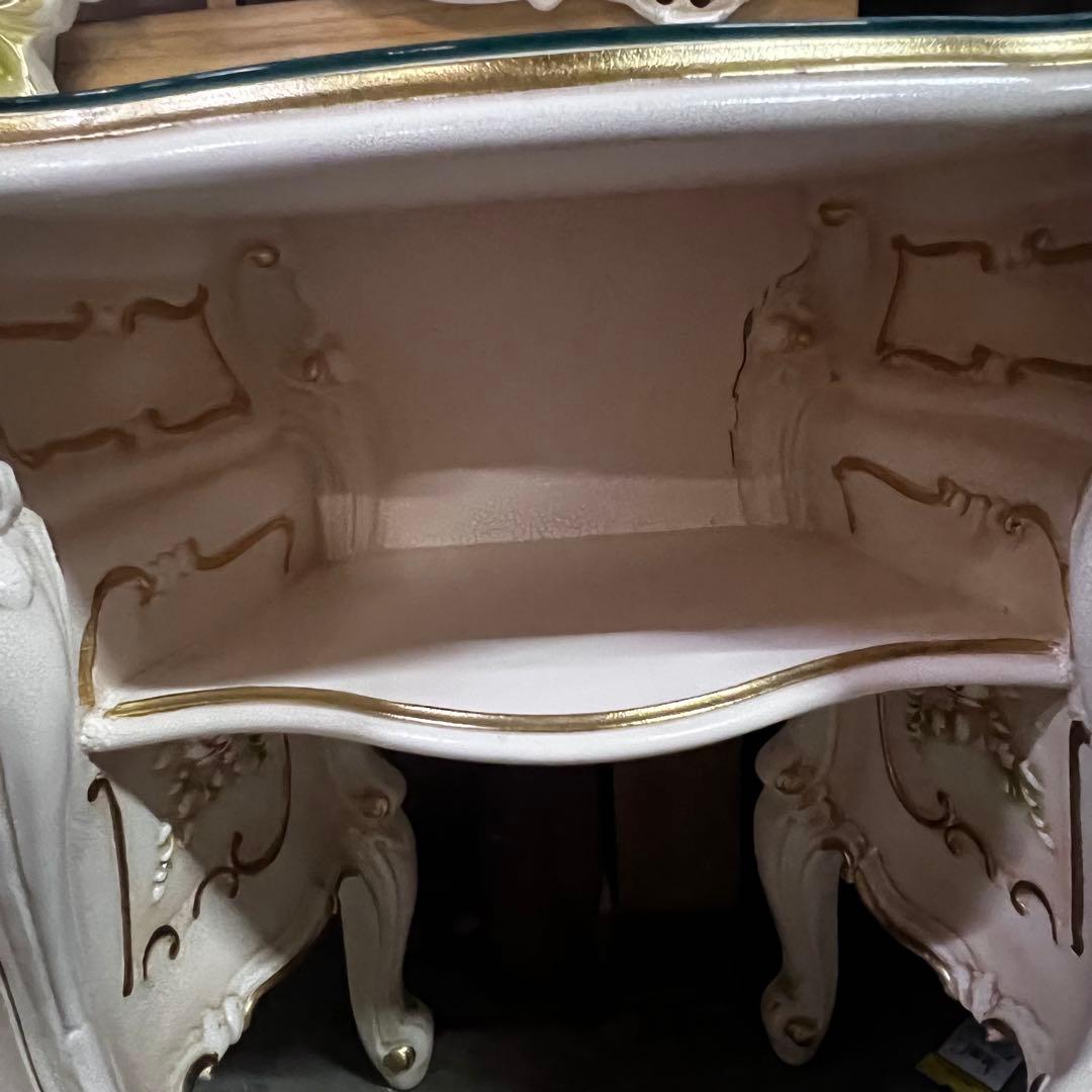 ケ*ブ様 ロココ調 姫家具 アンティーク ドレッサー 大型 豪華 猫脚