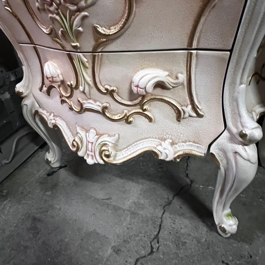 ケ*ブ様 ロココ調 姫家具 アンティーク ドレッサー 大型 豪華 猫脚