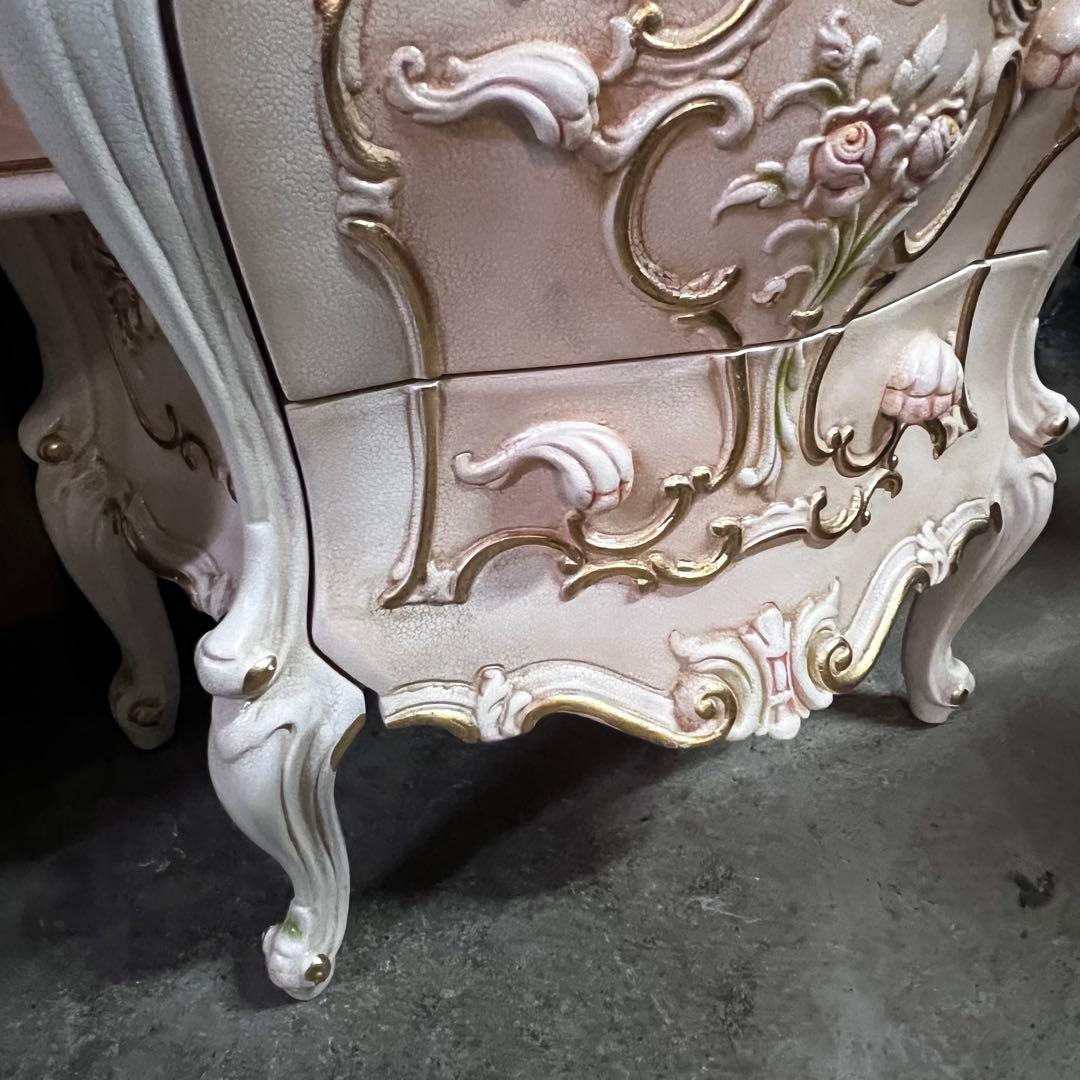ケ*ブ様 ロココ調 姫家具 アンティーク ドレッサー 大型 豪華 猫脚