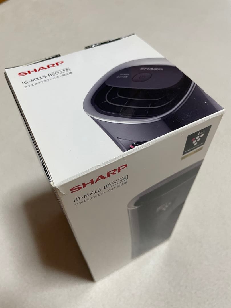 SHARP プラズマクラスター空気清浄機 IG-MX15-B ブラック
