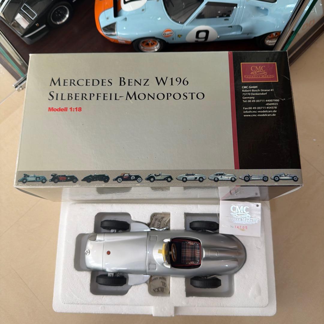 ミニカー CMC Mercedes Benz W196 1/18