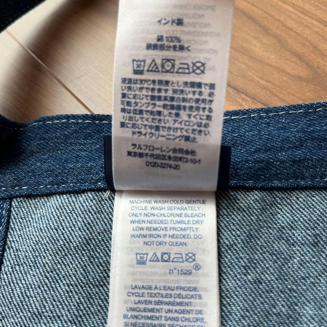 【新品　未使用】ラルフローレン　エプロン　ソムリエ　デニム