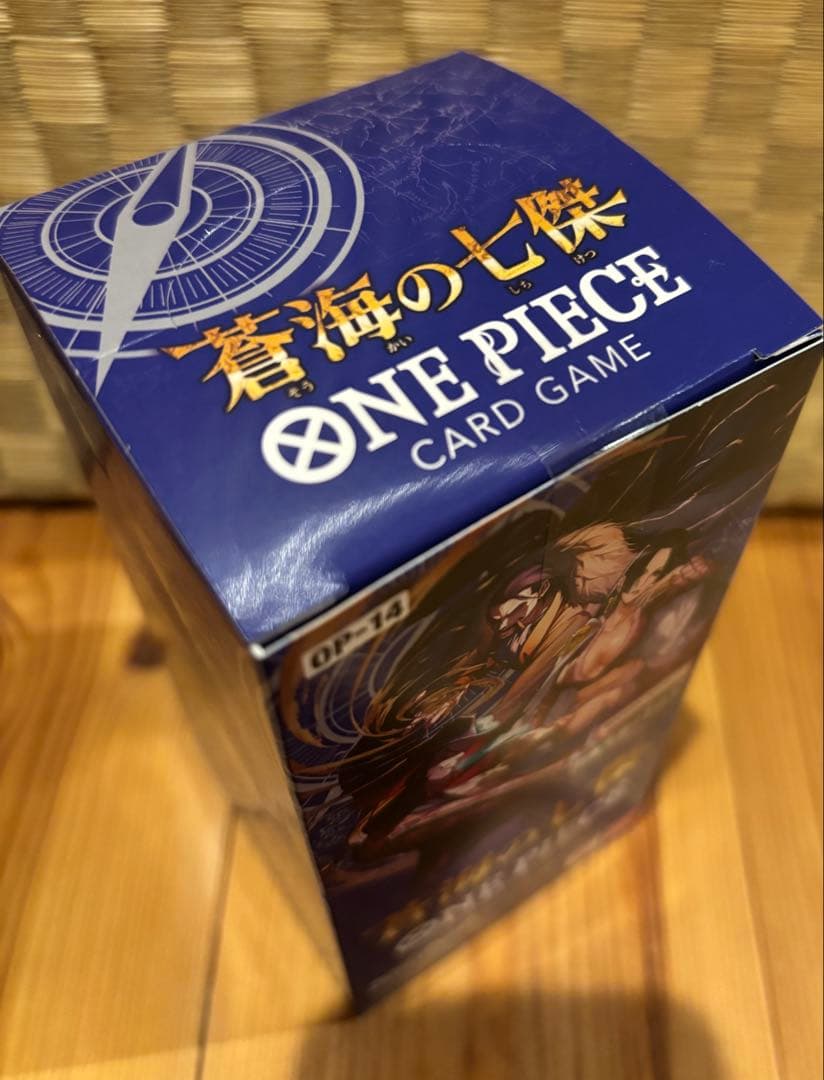 ワンピース カード未開封3BOXセット25周年コレクション、蒼海の七傑、神速の拳