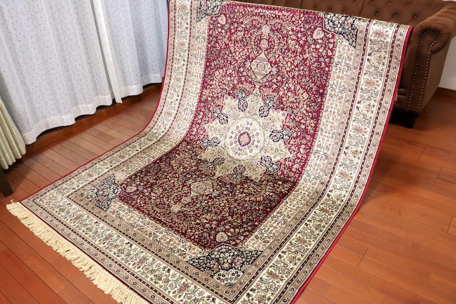 送料無料！ペルシャ柄絨毯 160×230 新品 ラグ カーペット 訳あり