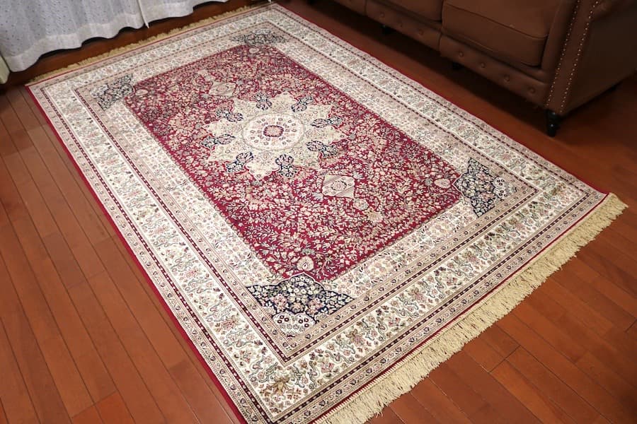 送料無料！ペルシャ柄絨毯 160×230 新品 ラグ カーペット 訳あり