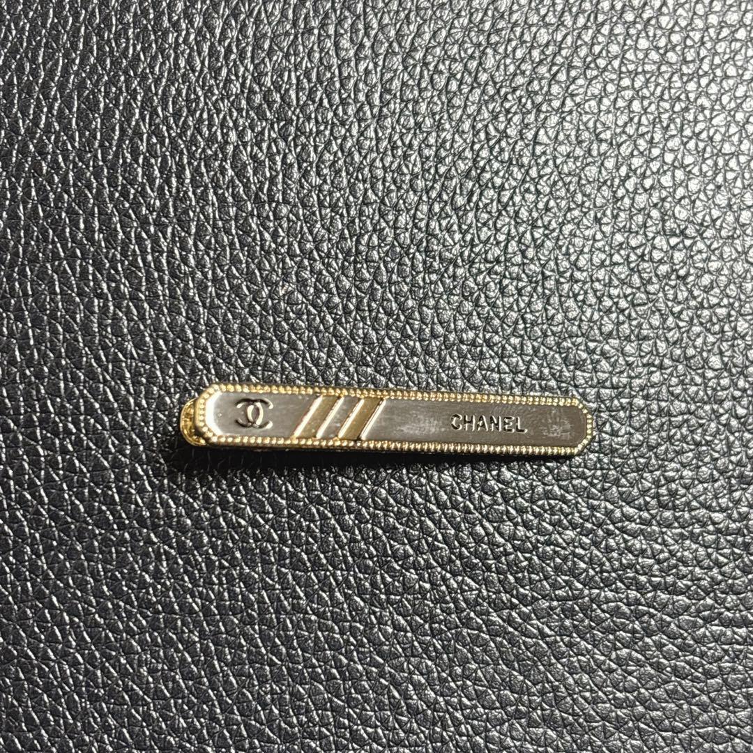 シャネル タイピン ネクタイピン ココマーク ゴールド ロゴレタッチ 刻印