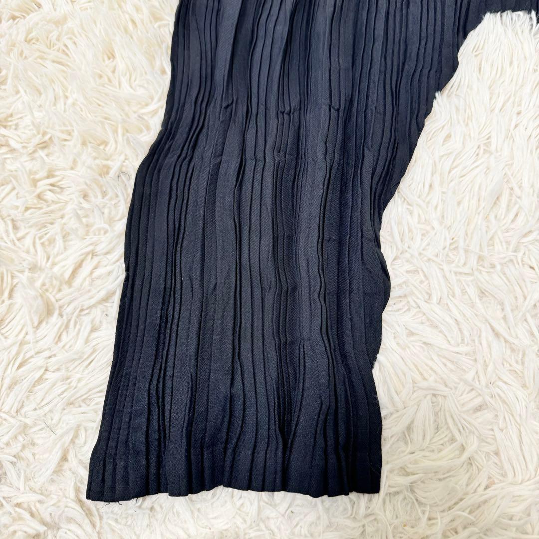 美品✨ISSEY MIYAKE プリーツ　ブラック　サルエルパンツ　サイズ2