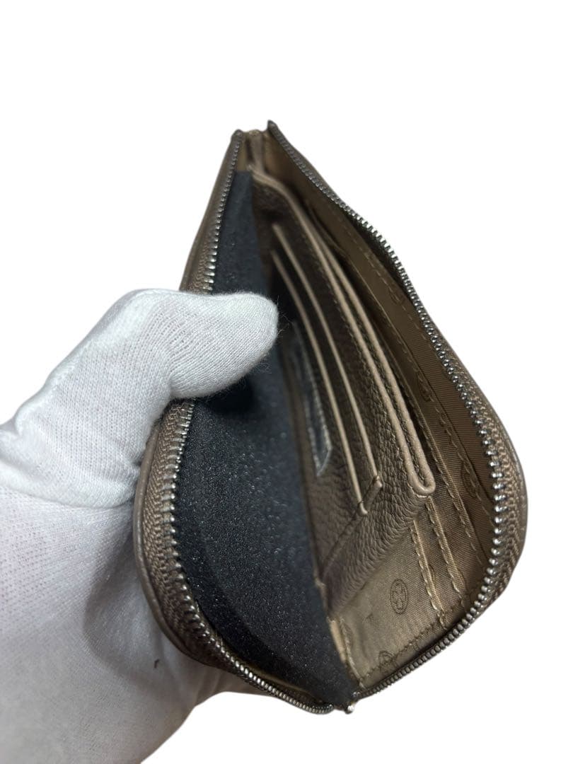 SALON DE ALFURD TOKYO スマイル レザー L字ファスナー財布