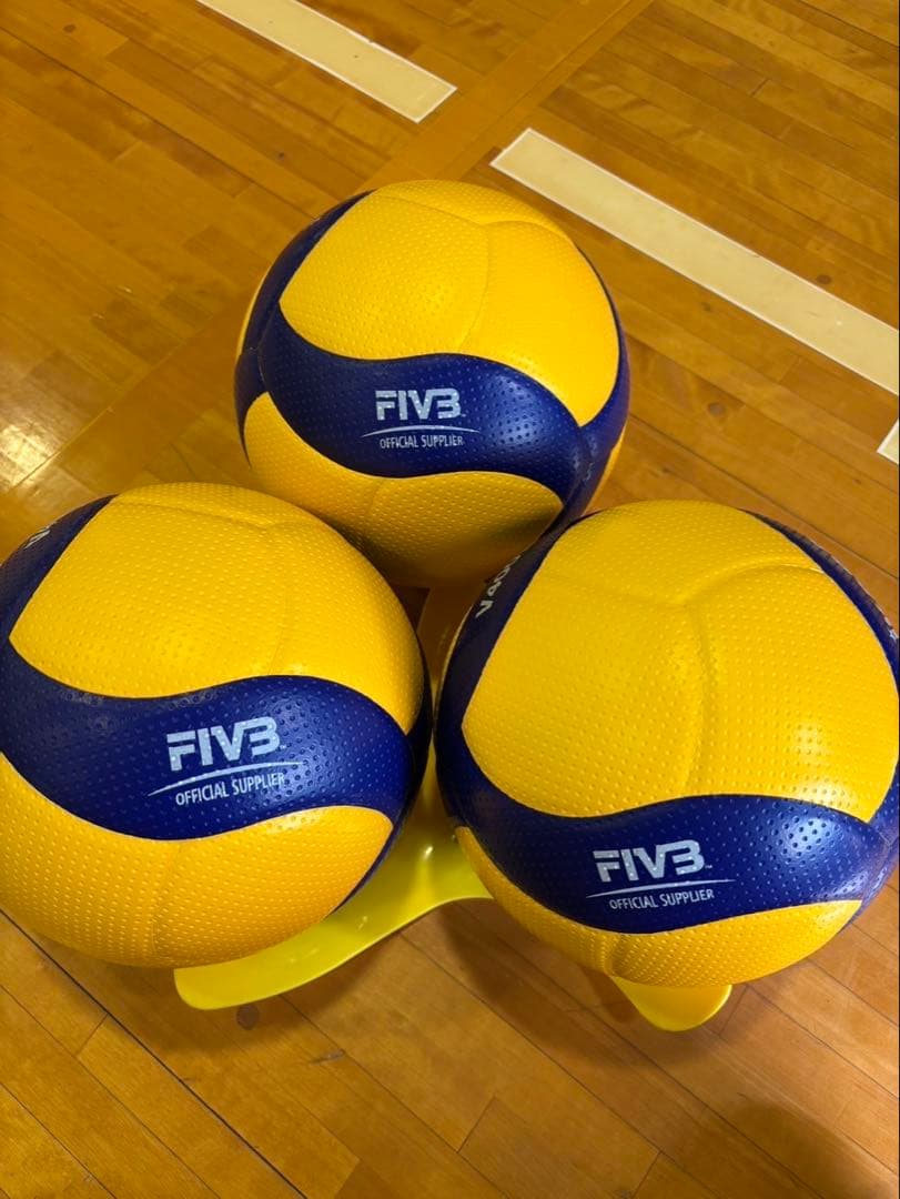 Mikasa V400W-L バレーボール 3個セット