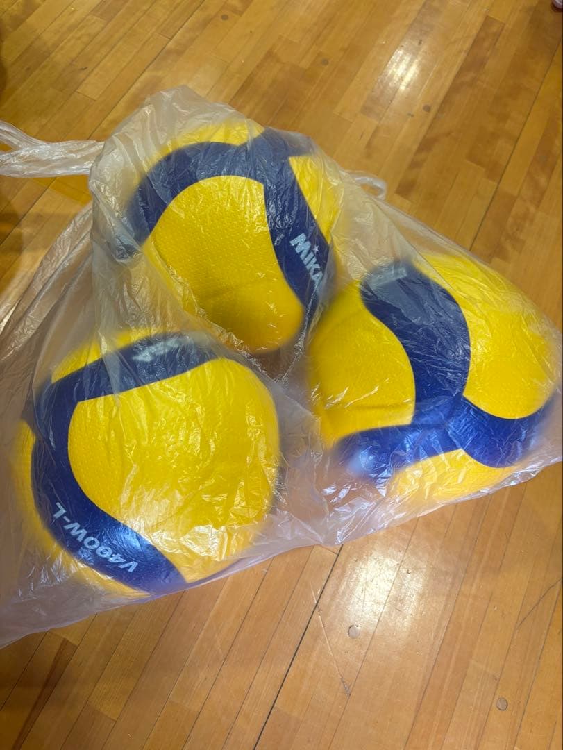 Mikasa V400W-L バレーボール 3個セット