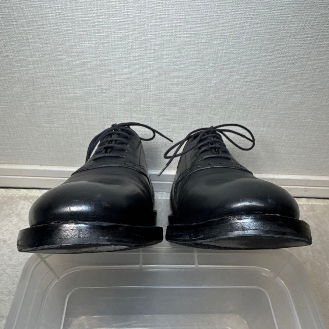 17 美品　ラルフローレン　イタリア製　革靴　25EE レザーシューズ　ブラック