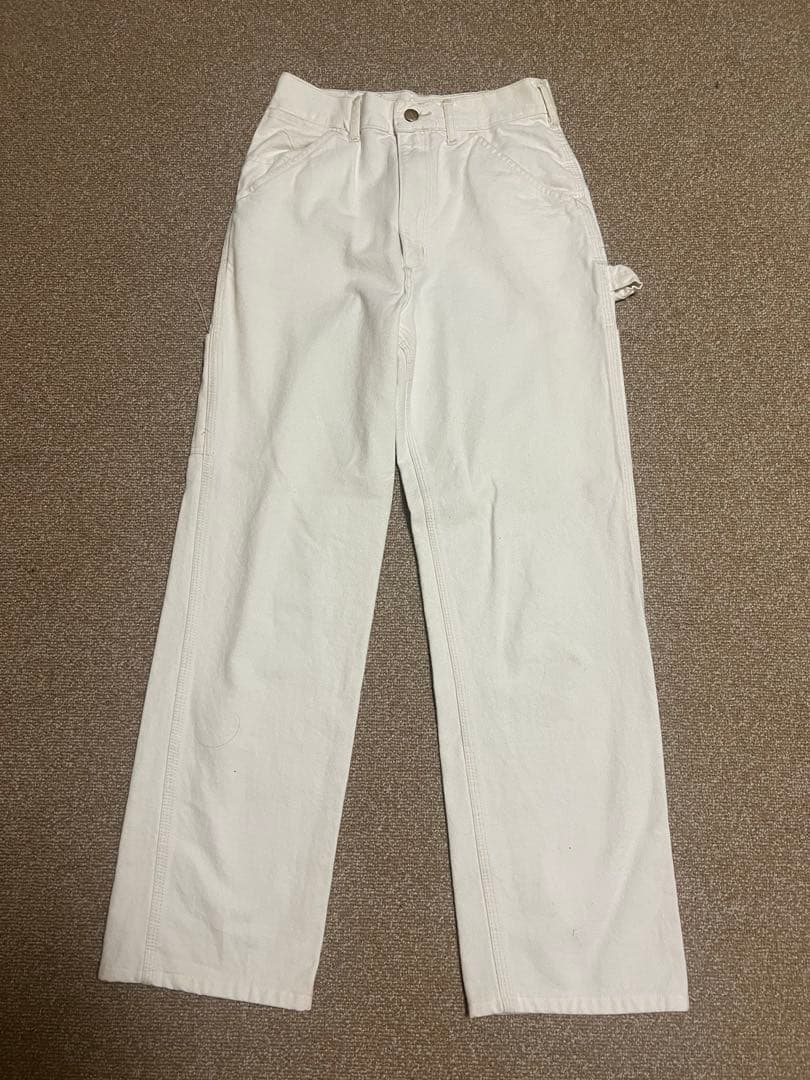 Carhartt ホワイト カーゴパンツ