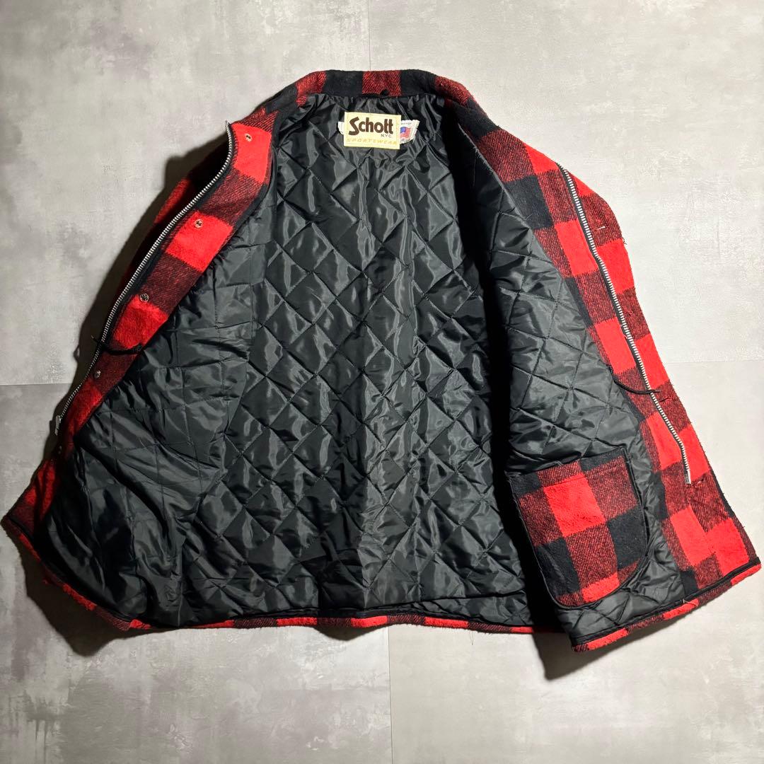 完品 80s - Schott ショット　ハンティングジャケット セットアップ