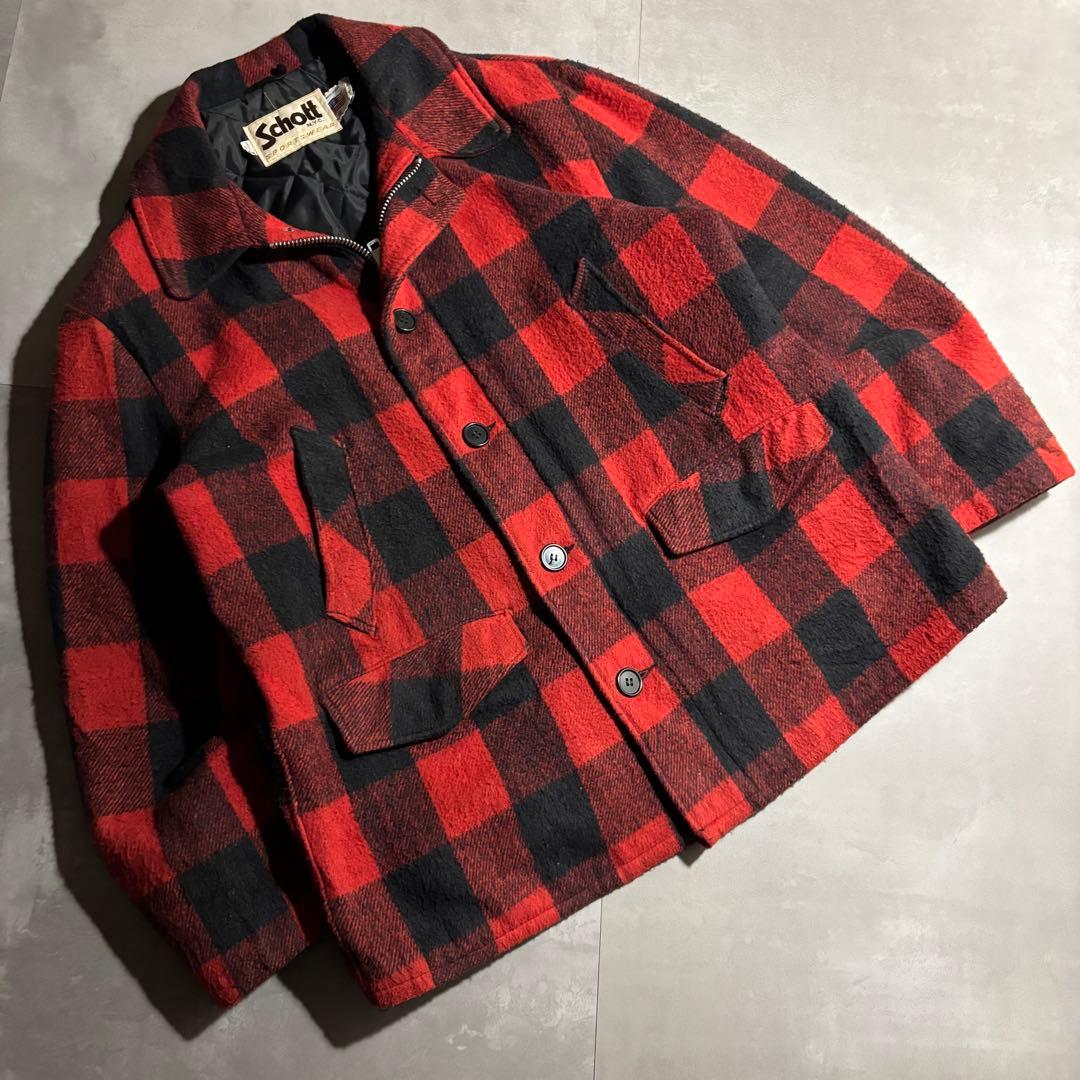 完品 80s - Schott ショット　ハンティングジャケット セットアップ