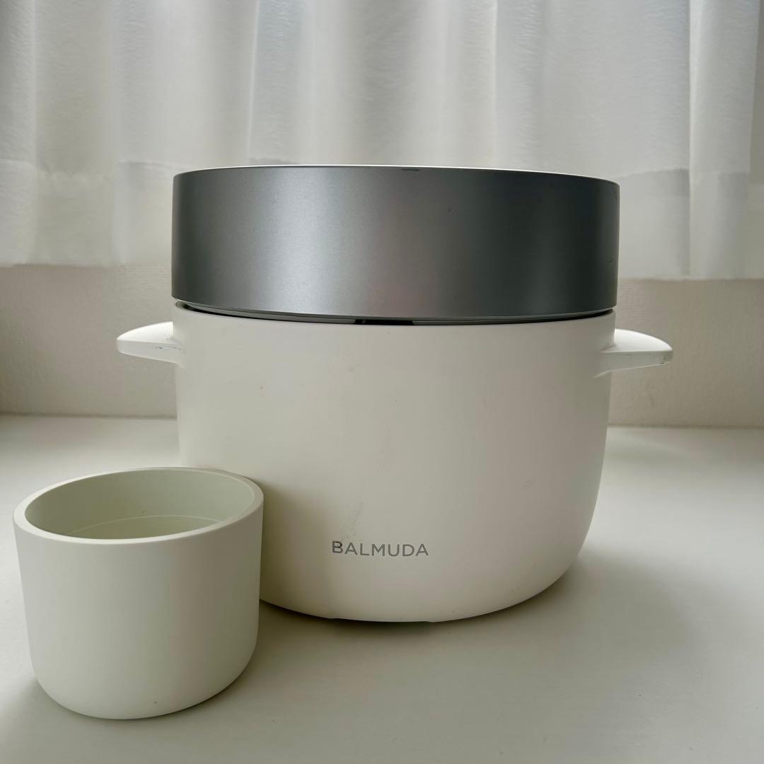 バルミューダ ザ ゴハン 3合炊き炊飯器　K03A-WH