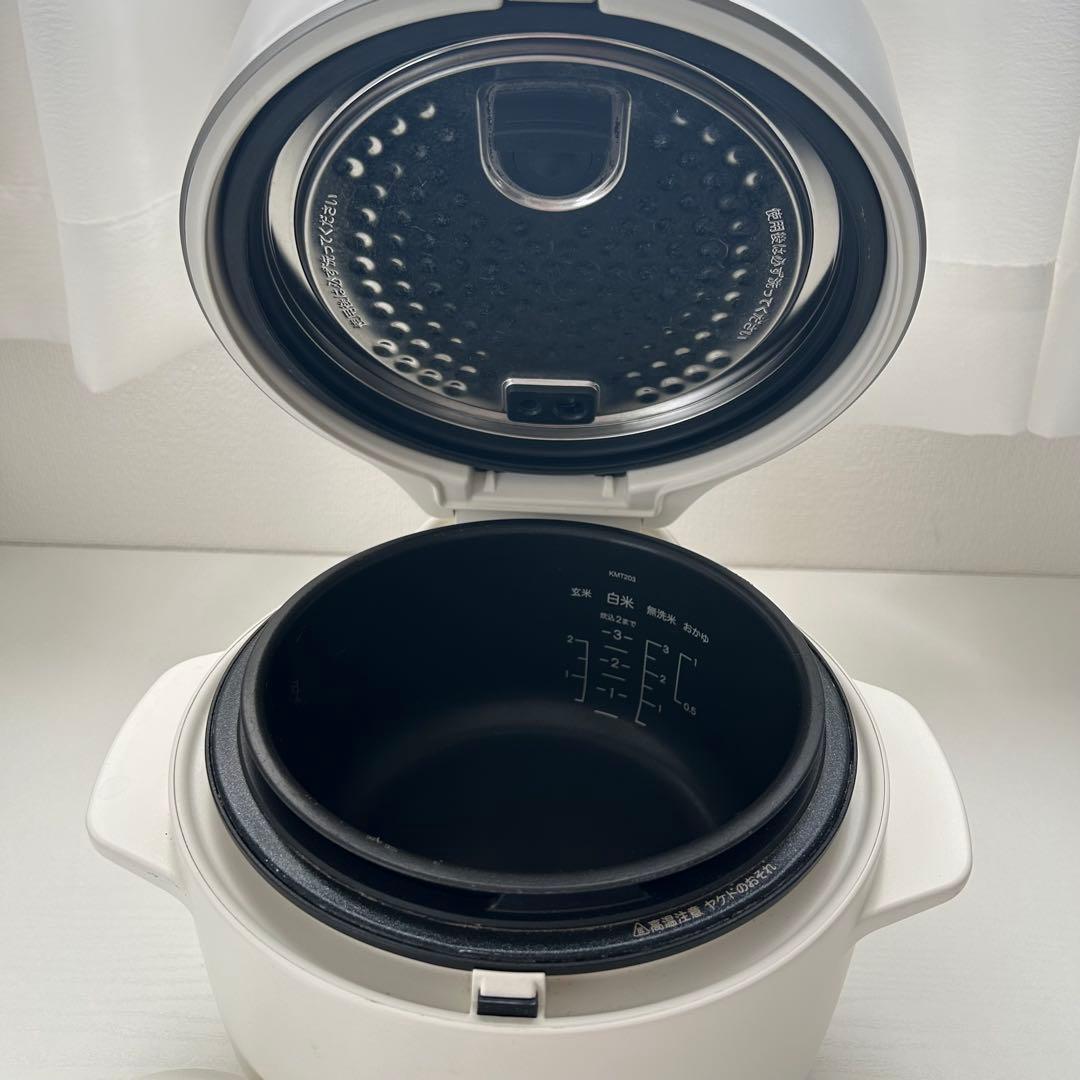 バルミューダ ザ ゴハン 3合炊き炊飯器　K03A-WH
