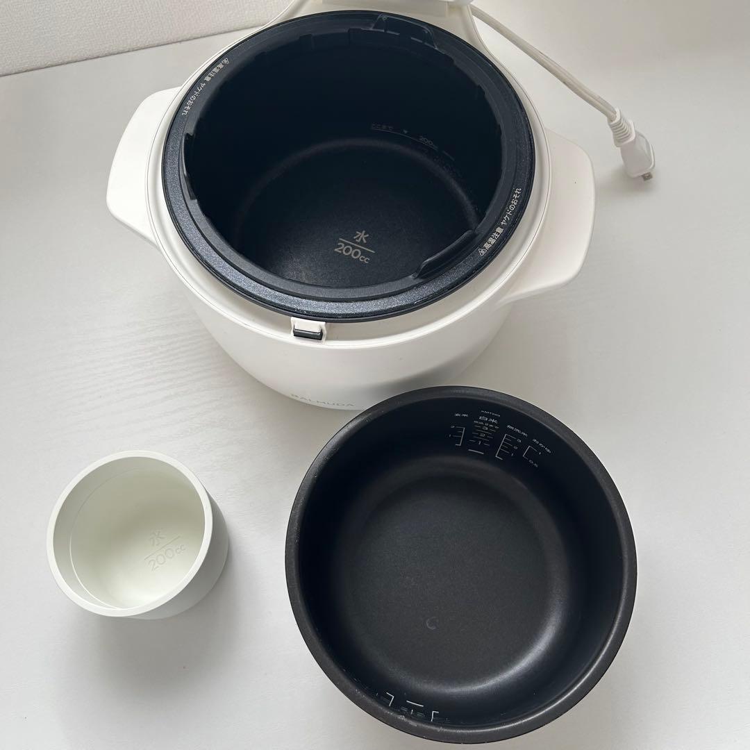 バルミューダ ザ ゴハン 3合炊き炊飯器　K03A-WH