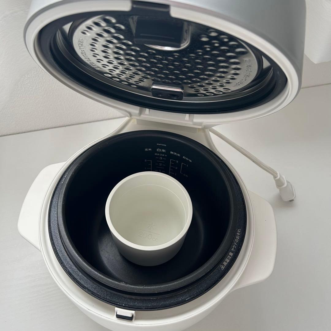 バルミューダ ザ ゴハン 3合炊き炊飯器　K03A-WH