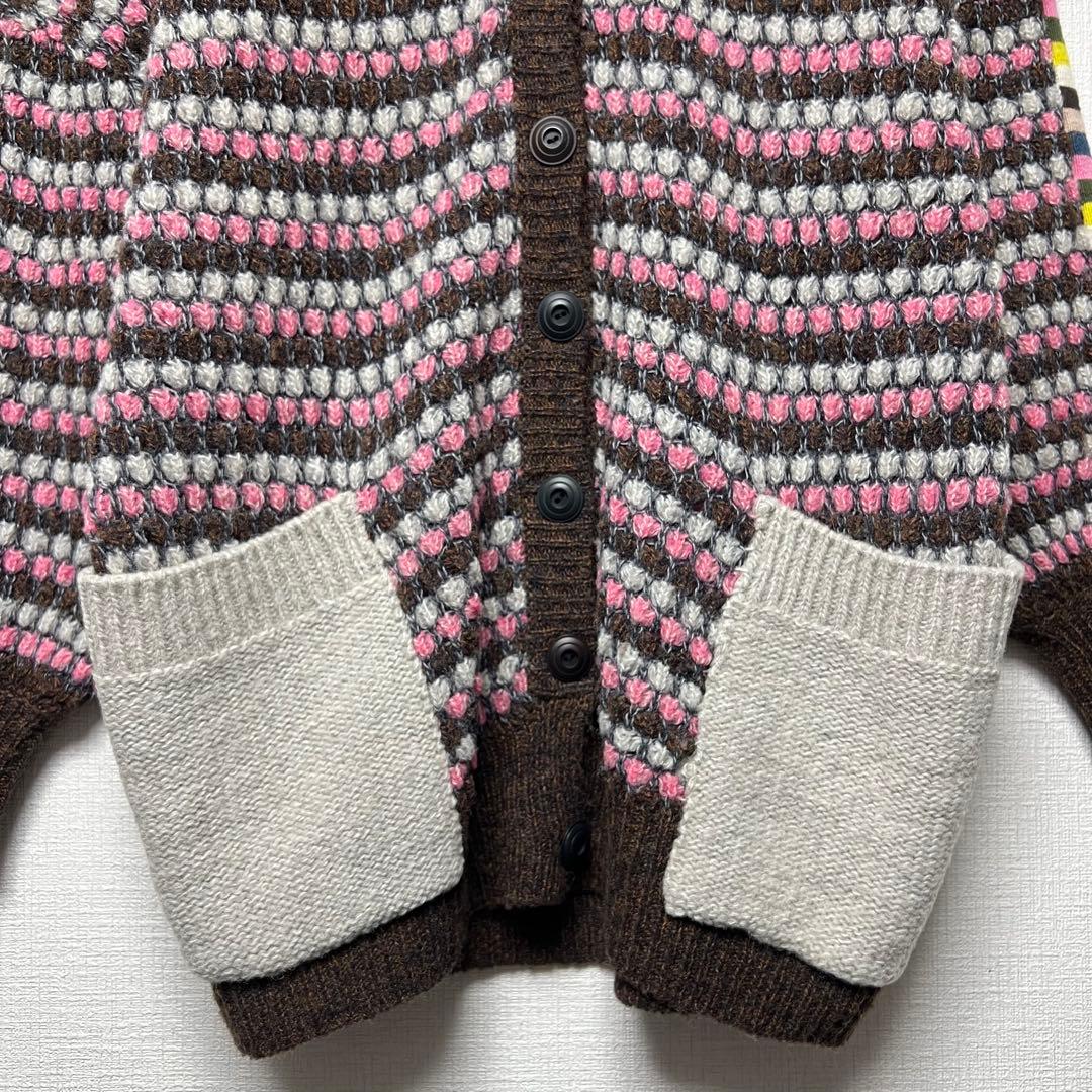 ミナペルホネン chipmunk ニットカーディガン マルチカラー ジャケット