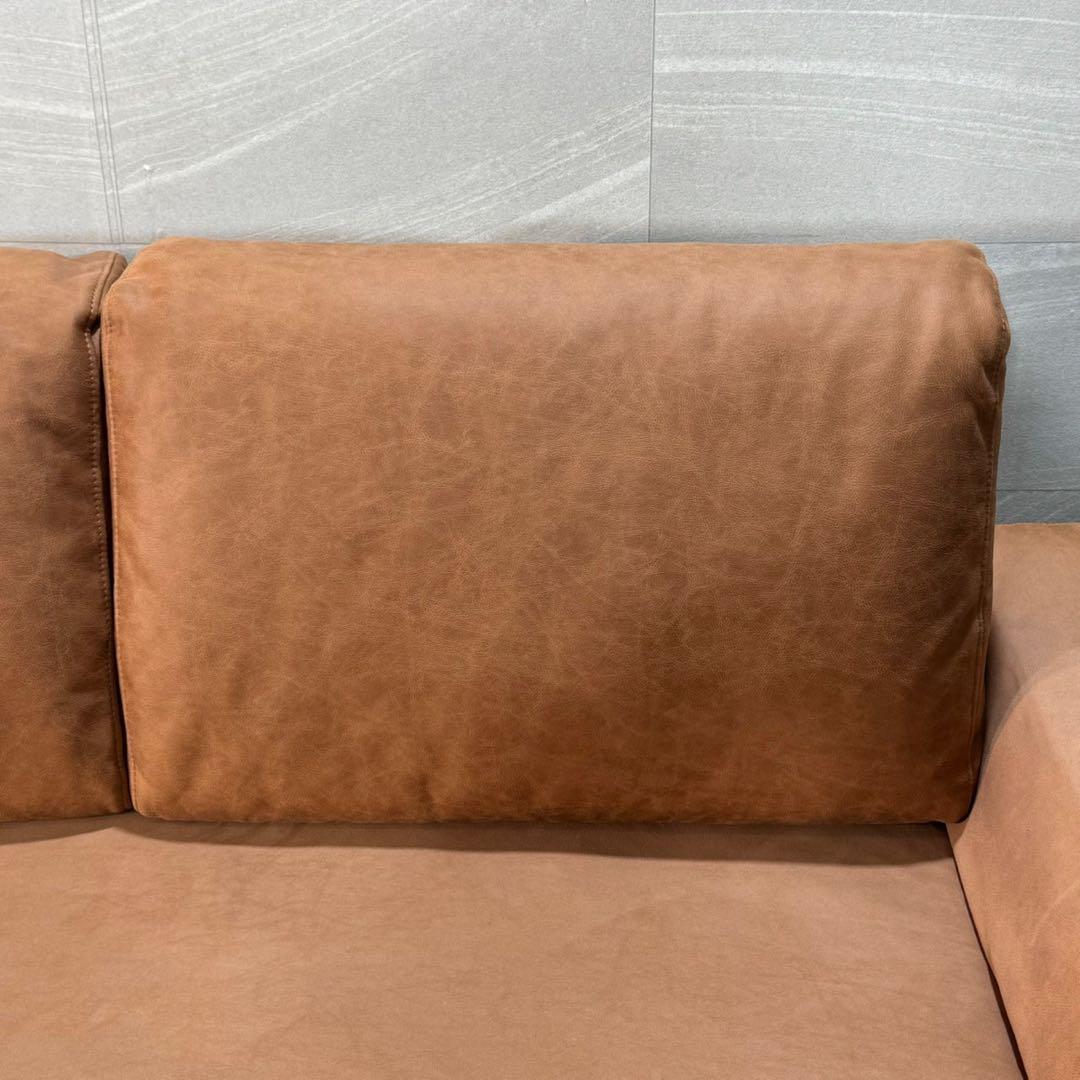 unico TREL 2.5人掛け カバーリングソファ ブラウン d3869