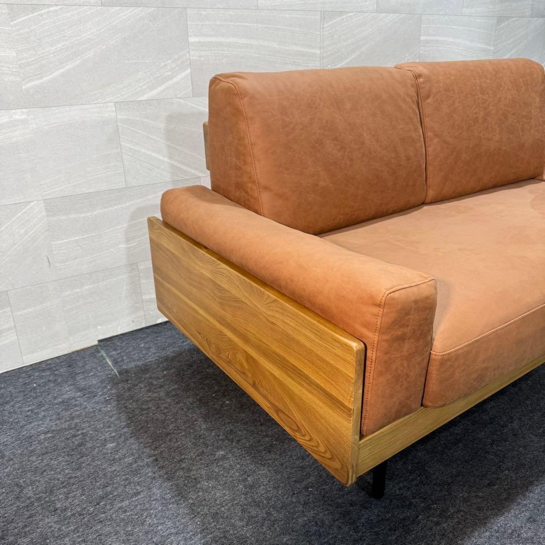 unico TREL 2.5人掛け カバーリングソファ ブラウン d3869