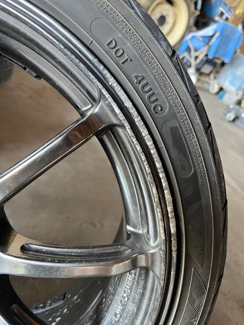 ADVAN Racing RS-Ⅱ 17インチタイヤ付き4本セット