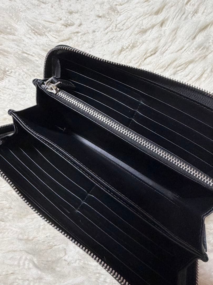 美品♡PRADA プラダ♡ヴィッテロダイノレザーラウンドファスナー長財布　正規品