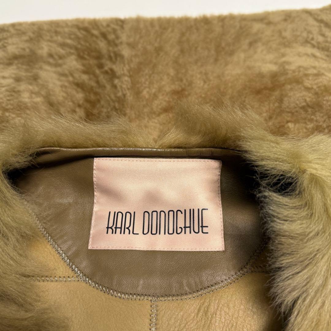 未使用品 KARL DONOGHUE ムートン ミディアムジレ ファージレ