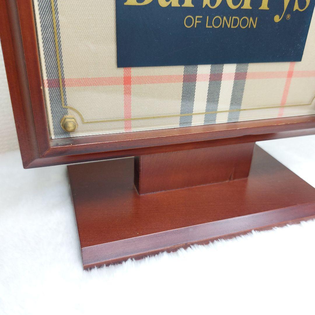 Burberrys バーバリー 自立型ディスプレイプレート 店頭用 看板 パネル