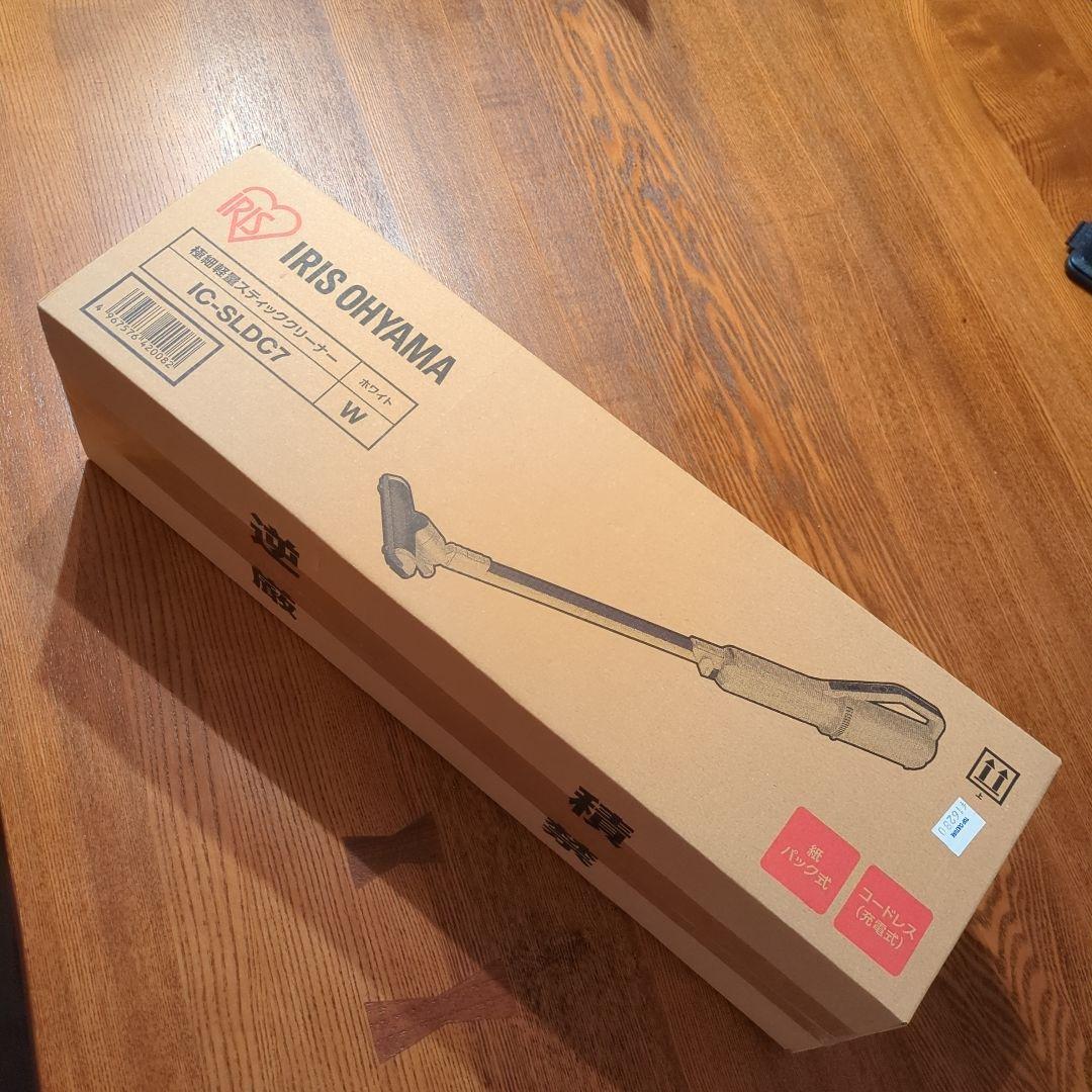 IRIS OHYAMA IC-SLDC7 超細軽量スティッククリーナー ホワイト