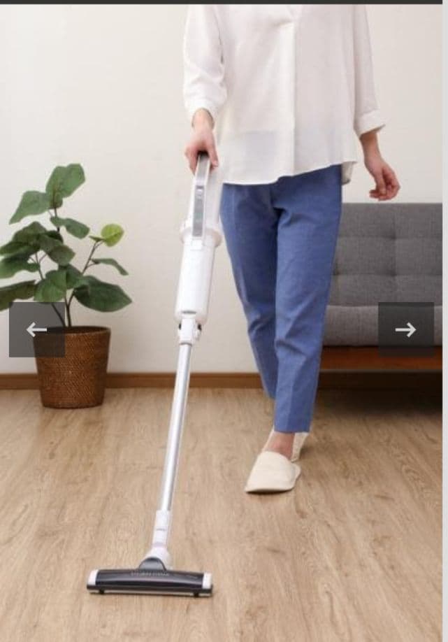 IRIS OHYAMA IC-SLDC7 超細軽量スティッククリーナー ホワイト