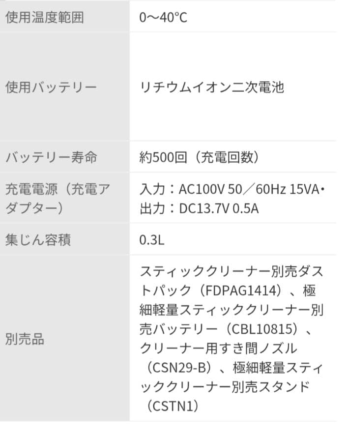 IRIS OHYAMA IC-SLDC7 超細軽量スティッククリーナー ホワイト