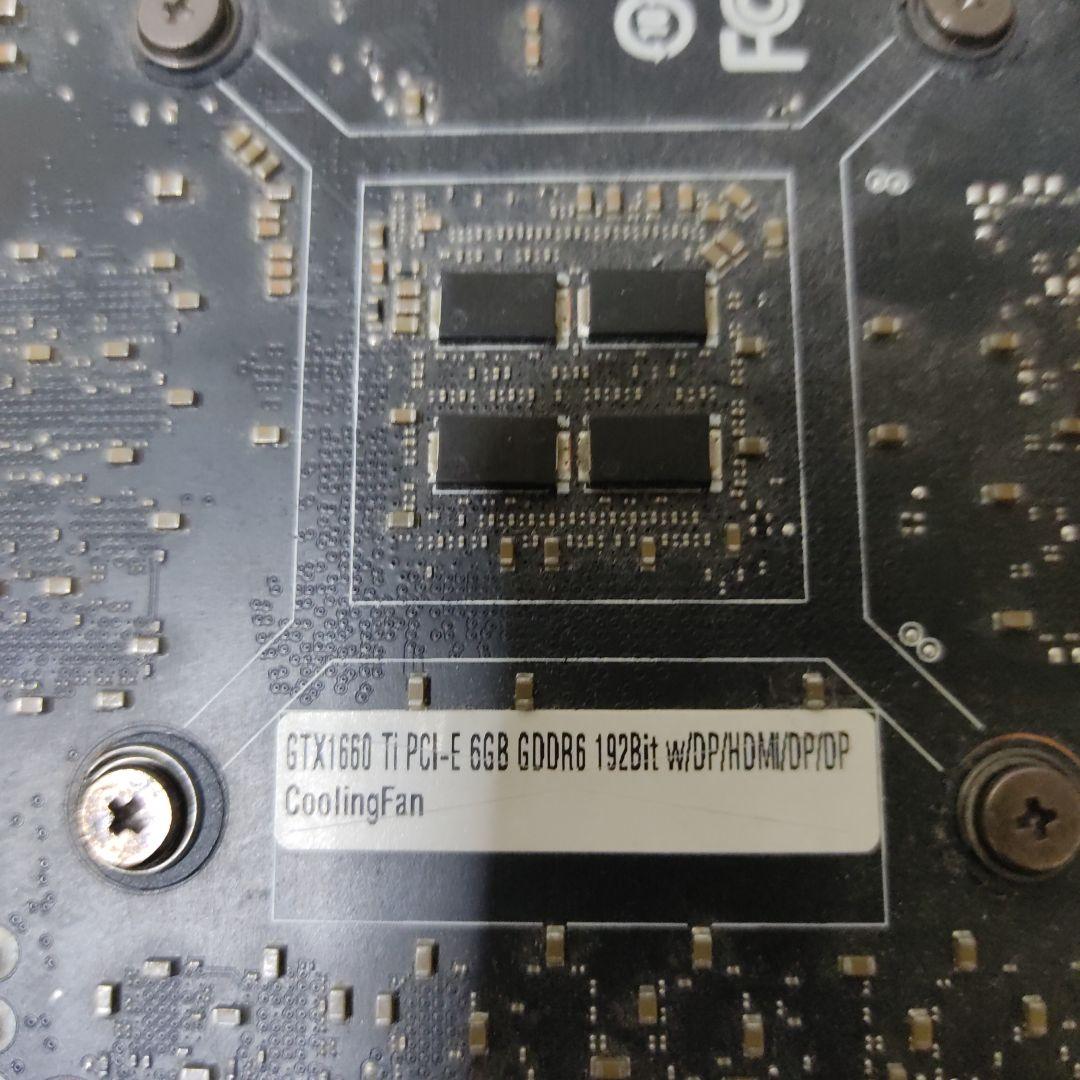 GTX1660 Ti 6GB GDDR6 グラフィックボード