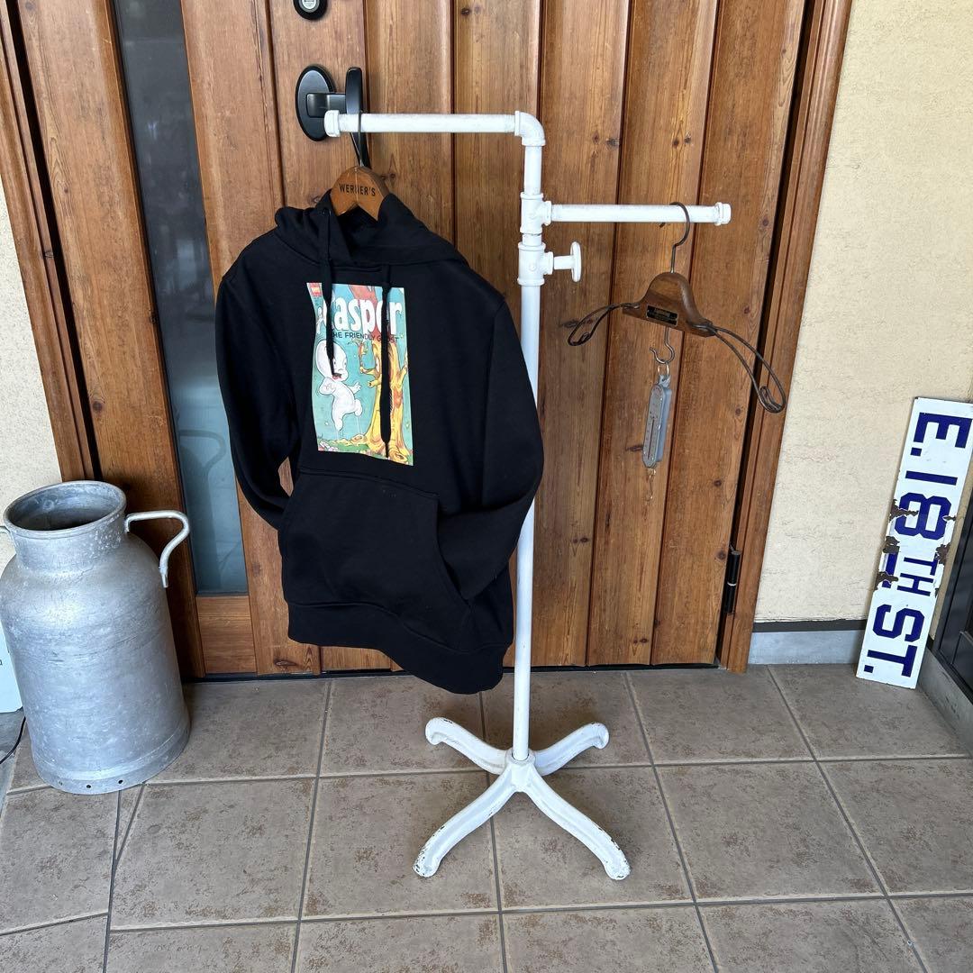 インダストリアル 配管パイプ アイアン ハンガーラック 無骨 シャビー 白