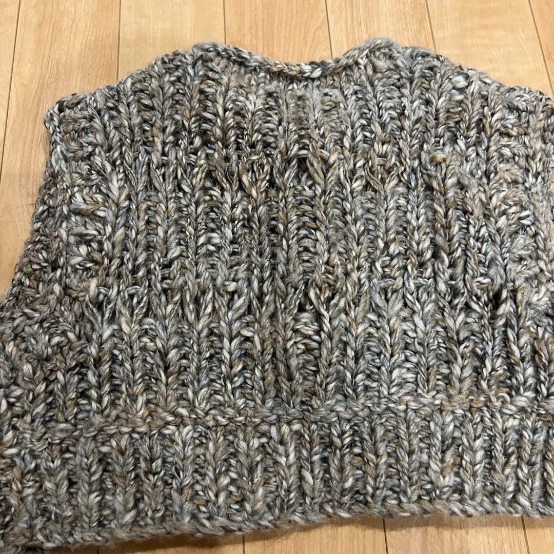 todayful トゥデイフル Mix Handknit Vest グレージュ