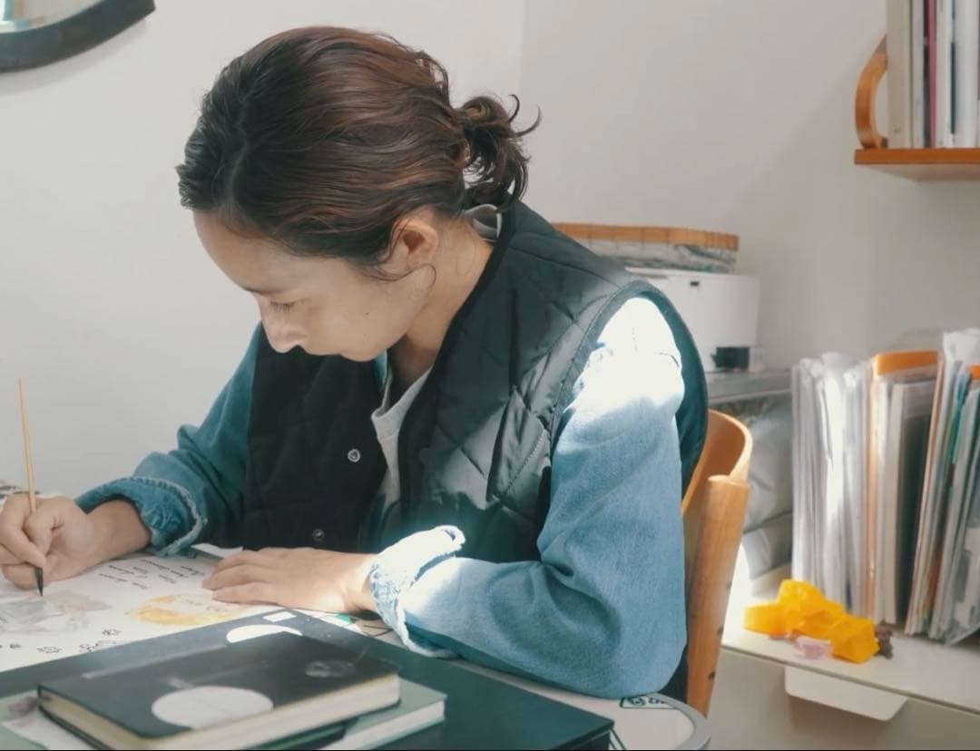 毎日着回したいキルティングベスト　北欧暮らしの道具店　ブラック　よしいちひろ