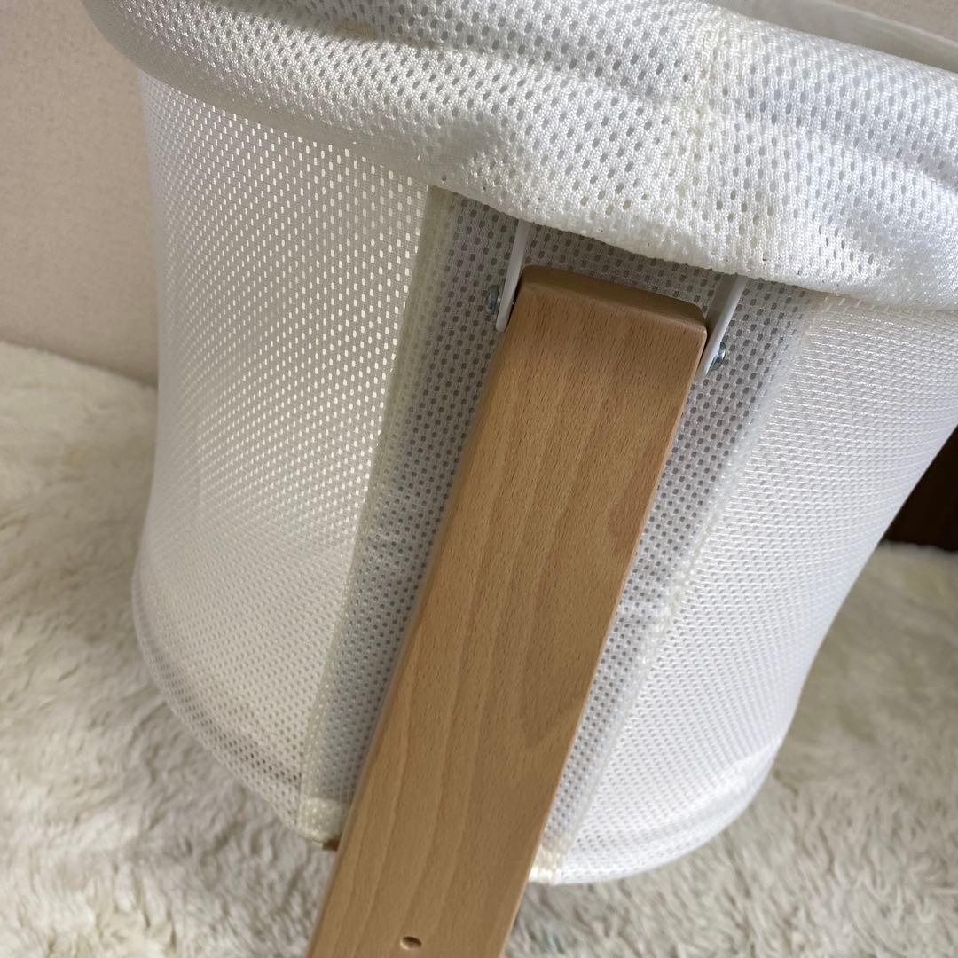 《美品》ベビービョルン クレードルハーモニー ベビーベッド ホワイト